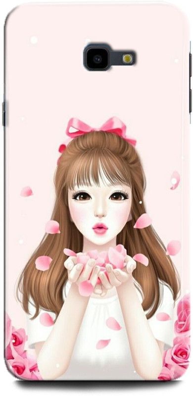 WallCraft Back Cover for SAMSUNG Galaxy J4 Plus GIRL, ANIME, PINK, LOVELY GIRL, CARTOON, CUTE GIRL, DOLL  (Multicolor, Dual Protection, Pack of: 1)