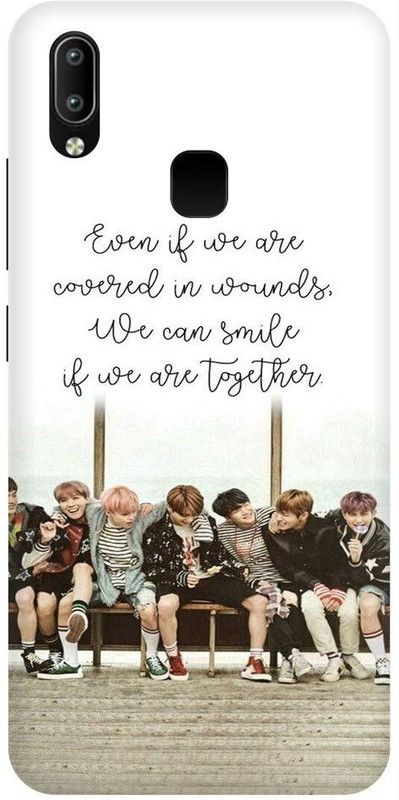 URCHIN Back Cover for Vivo Y91 BTS, bts, BTS army, BTS Love, bts singers, korean male, korean, Bangtan Boys  (Multicolor, Shock Proof)