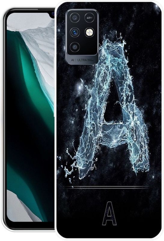 MeMi Back Cover for Infinix Note 10  (Black, Blue, Shock Proof, Silicon, Pack of: 1)