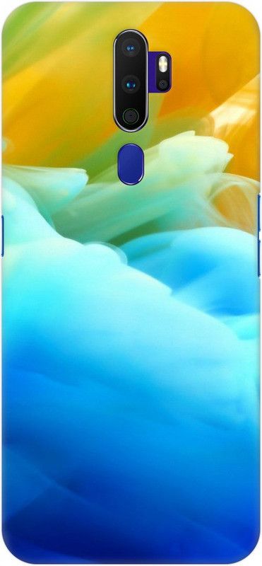 Coberta Case Back Cover for Oppo A9 2020  (Blue, Yellow, Pack of: 1)