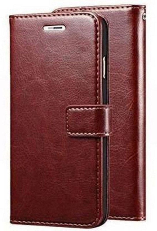 Stunning  Flip Cover for One Fusion Plus  (Brown, Pack of: 1)
