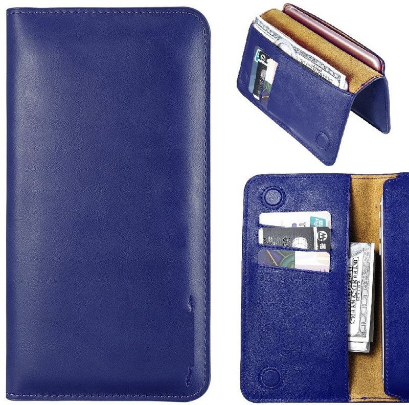 HARITECH Pouch for LG Velvet / LG Velvet 5G / LG Q61  (Blue, Magnetic Case, Pack of: 1)
