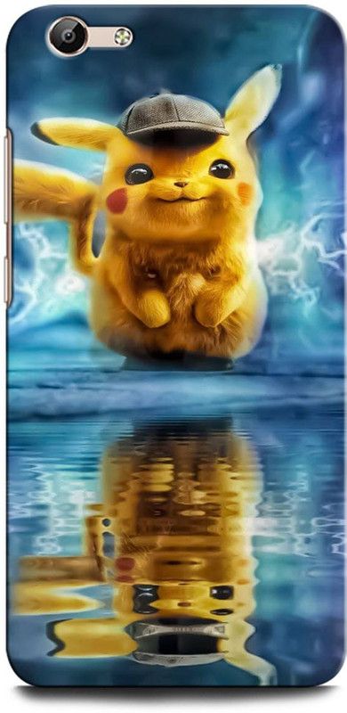 INTELLIZE Back Cover for VIvo V5, VIVO V5s PIKACHU, POKEMON, GAME, CARTOON  (Multicolor, Hard Case, Pack of: 1)