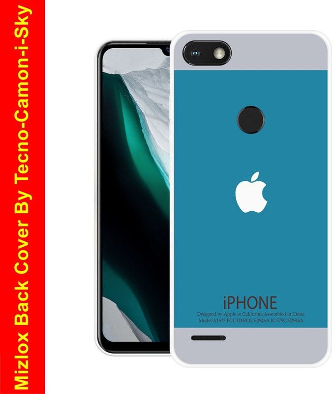 Mizlox Back Cover for Tecno Camon I Sky  (Multicolor, Dual Protection, Silicon, Pack of: 1)