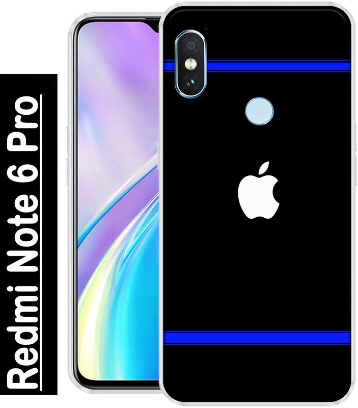 INDIALAND Back Cover for Mi Redmi Note 6 Pro  (Multicolor, Grip Case, Silicon, Pack of: 1)