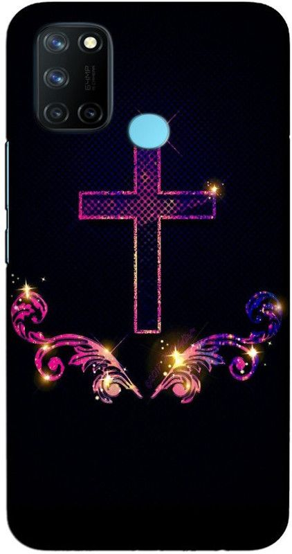 CROKIAN Back Cover for Realme 7i  (Blue, Purple, Hard Case, Pack of: 1)