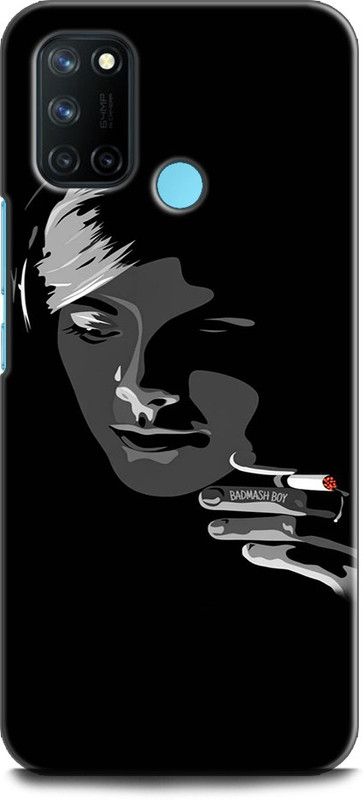 Afterglow Back Cover for Realme 7i BAD BOY, SAD BOY, JUST, BADMASH, ALONE  (Multicolor, Shock Proof, Pack of: 1)