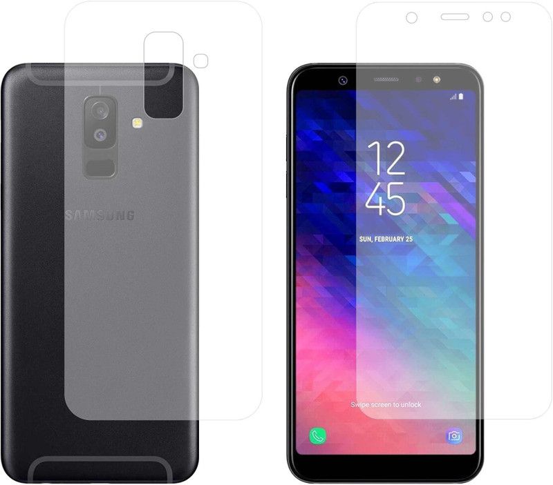 CASE CREATION Front and Back Screen Guard for Samsung Galaxy A6 5.6"inch 2018  (Pack of 2)