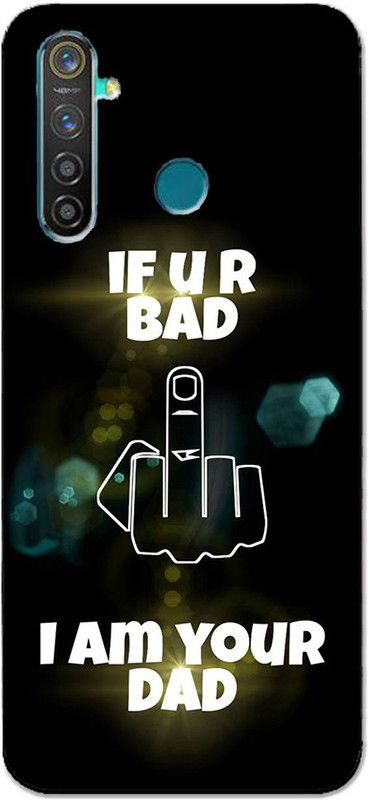 METOO Back Cover for Realme 5i, Text,Shayari, Funny Quote Design Back Cover Print : 46  (Multicolor, Dual Protection, Silicon, Pack of: 1)