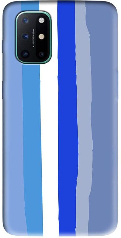 MobileMantra Back Cover for OnePlus 8T, OnePlus 9R, OnePlus 9R 5G  (Blue, Shock Proof, Silicon)