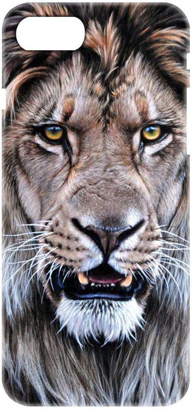 Smutty Back Cover for Apple iPhone 7 - Lion Print  (Multicolor, Hard Case, Pack of: 1)
