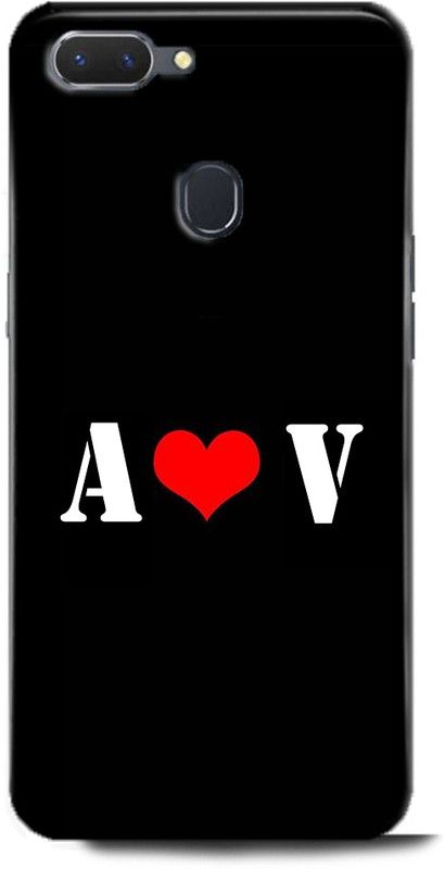 Afterglow Back Cover for Realme 2 Pro A V, A LOVES V, NAME, LETTER, ALPHABET, AV LOVE, HART  (Multicolor, Shock Proof, Pack of: 1)