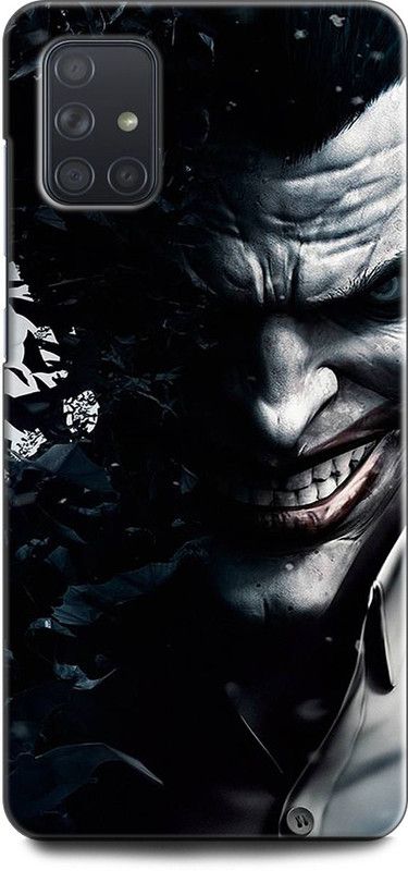 Afterglow Back Cover for SAMSUNG Galaxy A71 JOKER, BATMAN, JOKER, DARK KNIGHT, WHY SO SERIOUS  (Multicolor, Shock Proof)
