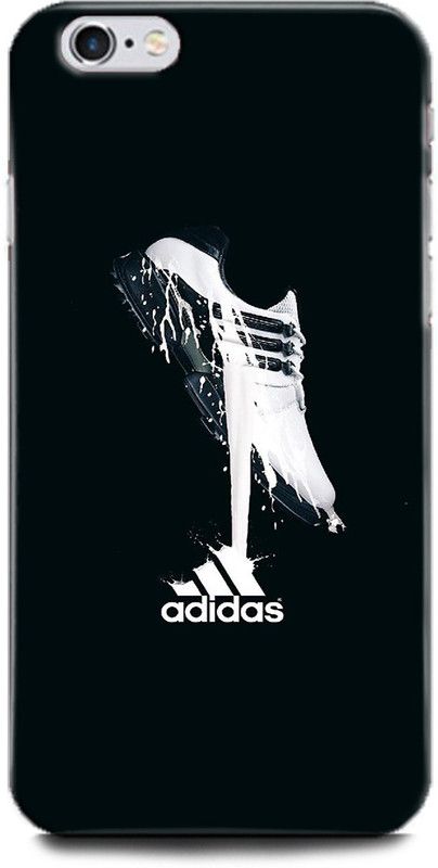 INDICRAFT Back Cover for Apple iPhone 6 Plus ADIDAS, ADIDAS SNEAKERS, LOGO, ADIDAS SHOES, BLACK N WHITE  (Multicolor, Hard Case, Pack of: 1)