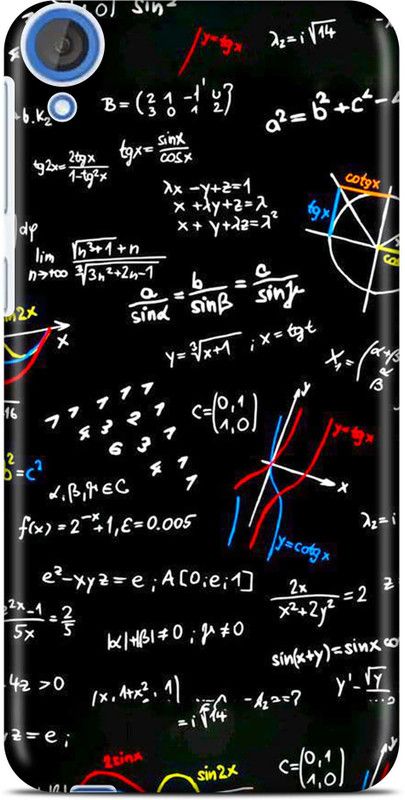 Sankee Back Cover for HTC Desire 820  (Black, Hard Case)