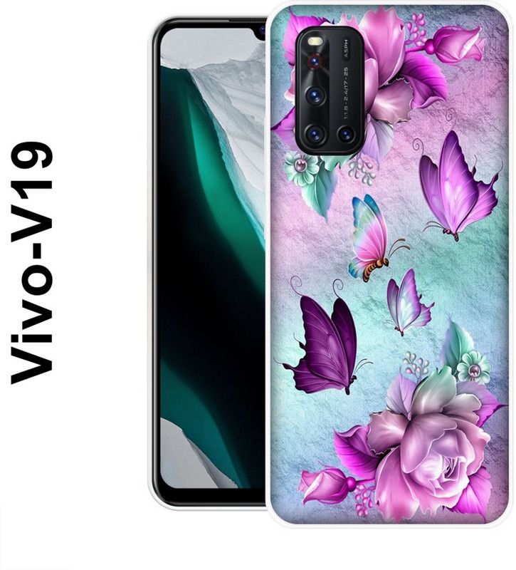 KLC Back Cover for Vivo V19  (Multicolor, Silicon)