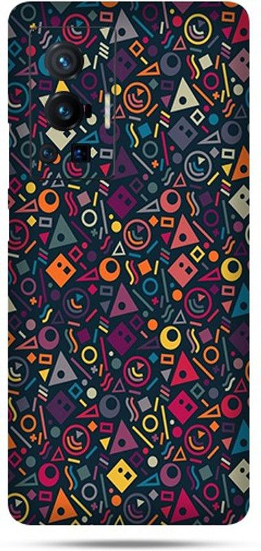 OggyBaba vivo x70 pro, Phone Back side Protector and Camera Protector Mobile Skin  (Geometric Shapes Skin Matte Finish Skin)
