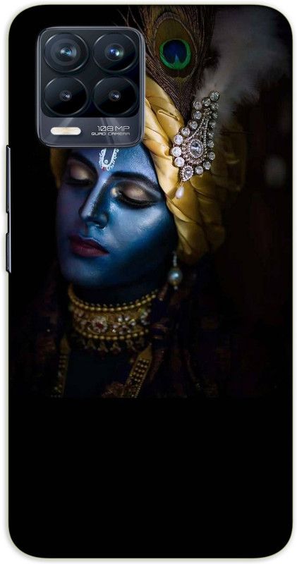 iprinto Back Cover for Realme 8, Realme 8 Pro Krishna Lord Krishna Kanha Back Cover  (Black, Hard Case)