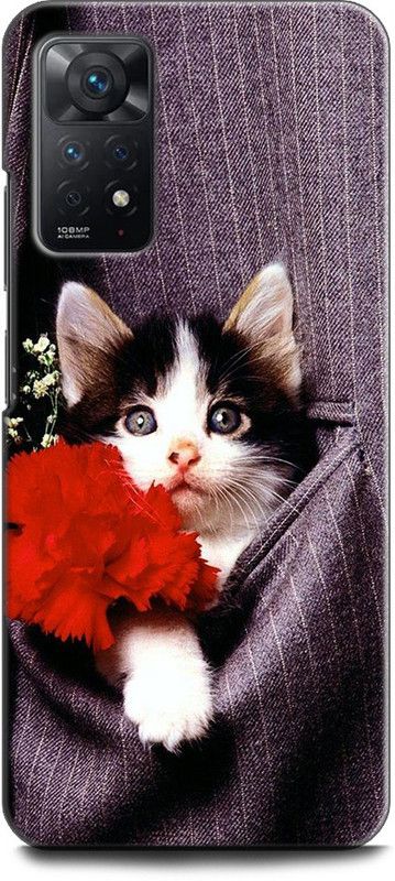 WallCraft Back Cover for REDMI Note 11 Pro Plus 5G CAT, CUTE CATE, LITTILE CAT, FUNNY CAT  (Multicolor, Dual Protection, Pack of: 1)
