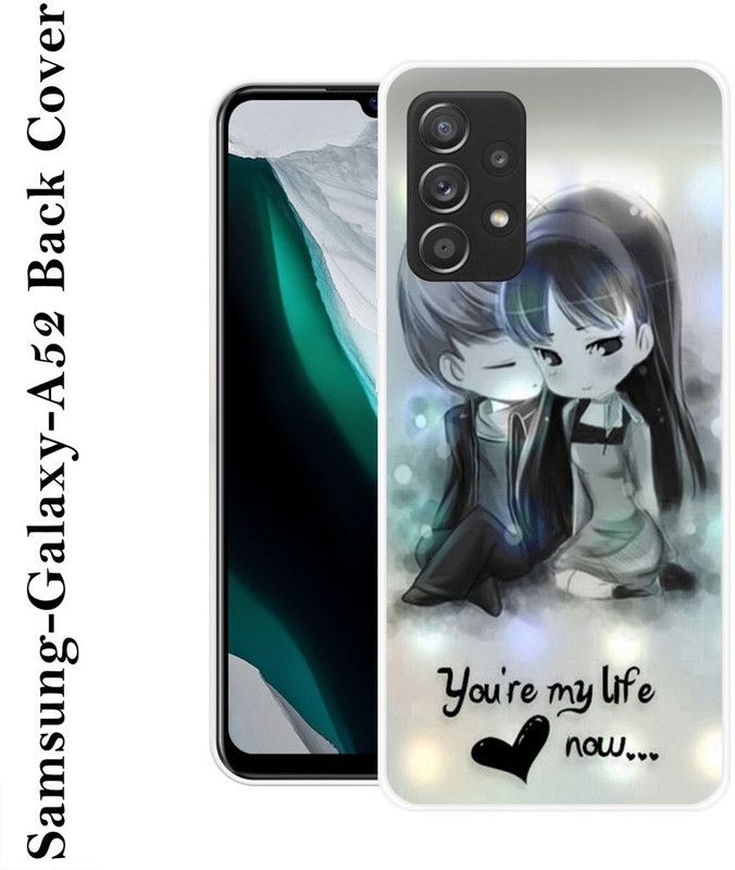 SHIVKUDI Back Cover for Samsung Galaxy A52 5G  (Grey, Black, Grip Case, Silicon)