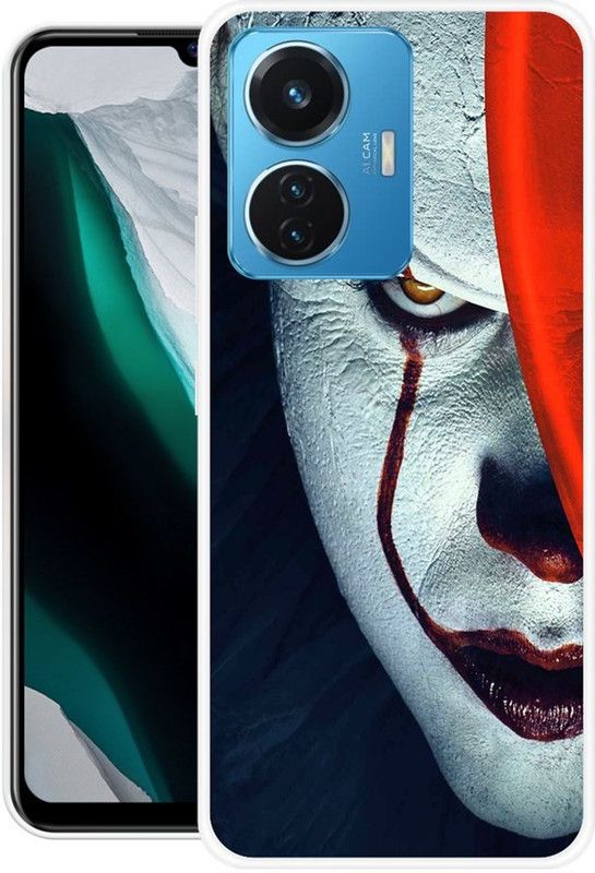 REALKING Back Cover for IQOO Z6 44W  (Multicolor, Silicon)