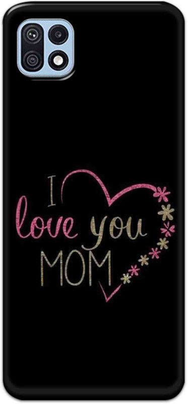 NDCOM Back Cover for Samsung Galaxy F42 5G I Love You Mom Printed  (Multicolor, Hard Case, Pack of: 1)