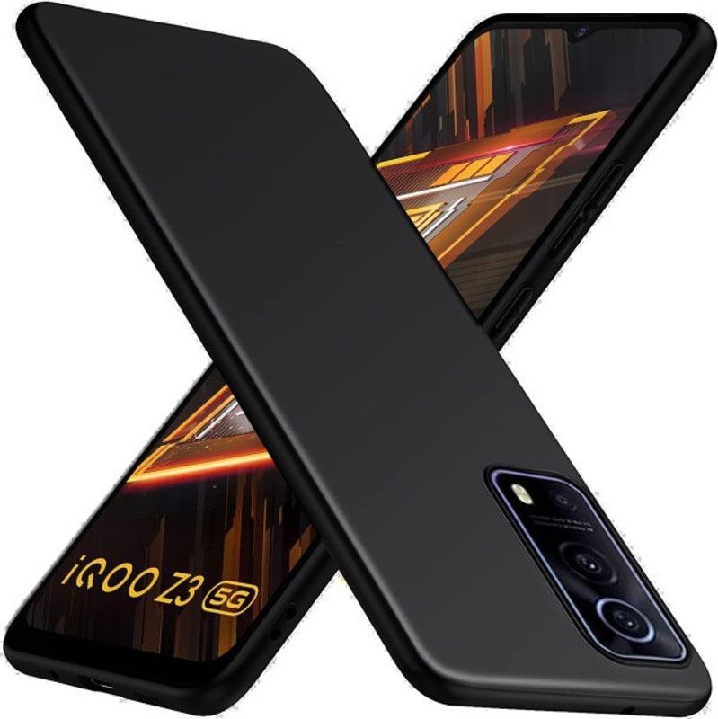 Chemforce Back Replacement Cover for Vivo iQOO Z3 5G, iQOO Z3 5G  (Black, Pack of: 1)