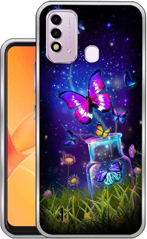 JAIKARA Back Cover for Itel Vision 2s  (Multicolor, Dual Protection, Silicon)