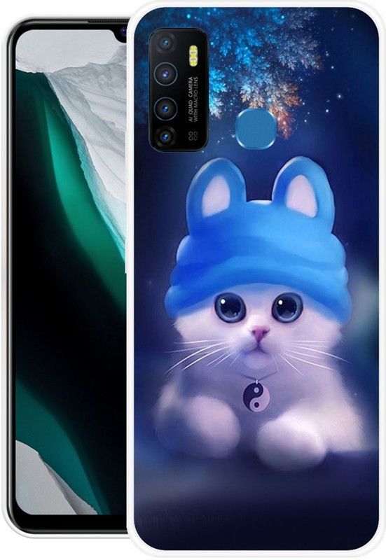 SIMAWAT Back Cover for Infinix Hot 9, Infinix Hot 9 Pro  (Multicolor, Grip Case, Silicon)