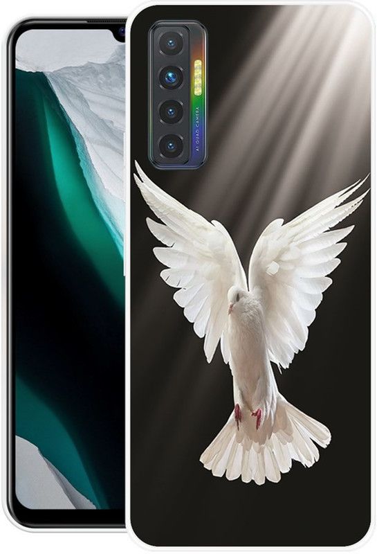 Vaultcase Back Cover for Tecno Camon 17  (Black, Dual Protection, Silicon, Pack of: 1)