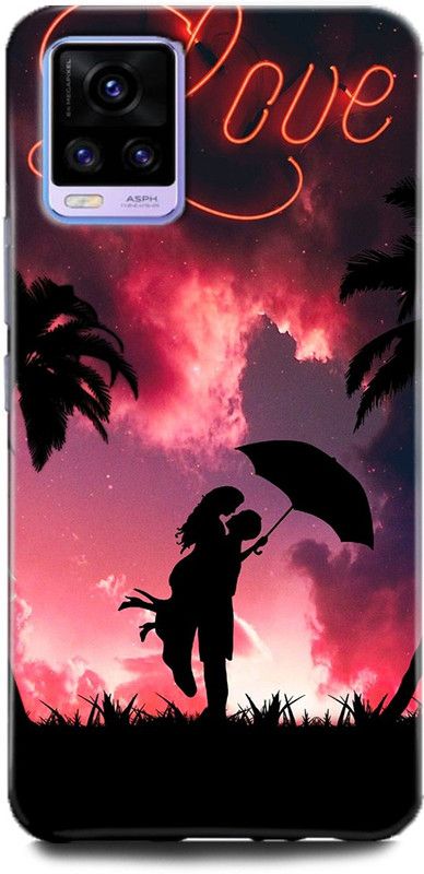Afterglow Back Cover for Vivo V20 GIRL BOY, LOVE, ANIME, PINK, CUTE GIRL, DOLL  (Multicolor, Shock Proof, Pack of: 1)