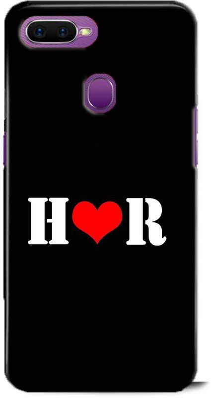 Afterglow Back Cover for Oppo A5s H R, H LOVES R, NAME, LETTER, ALPHABET, HR LOVE, HART  (Multicolor, Shock Proof, Pack of: 1)