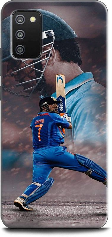 Afterglow Back Cover for SAMSUNG Galaxy M02s DHONI, MS DHONI, MHAI, MSD, SPORTS, CRICKET, MSD 7  (Multicolor, Shock Proof, Pack of: 1)