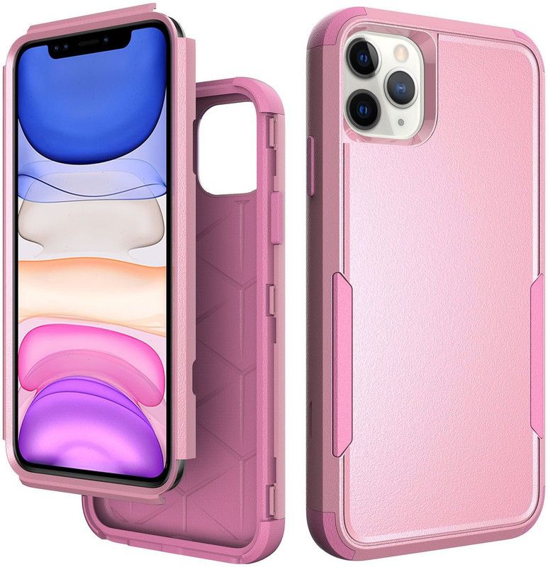 TURTLE Back Cover for Apple iPhone 11 PRO (5.8 Inch)  (Pink, Dual Protection, Pack of: 1)