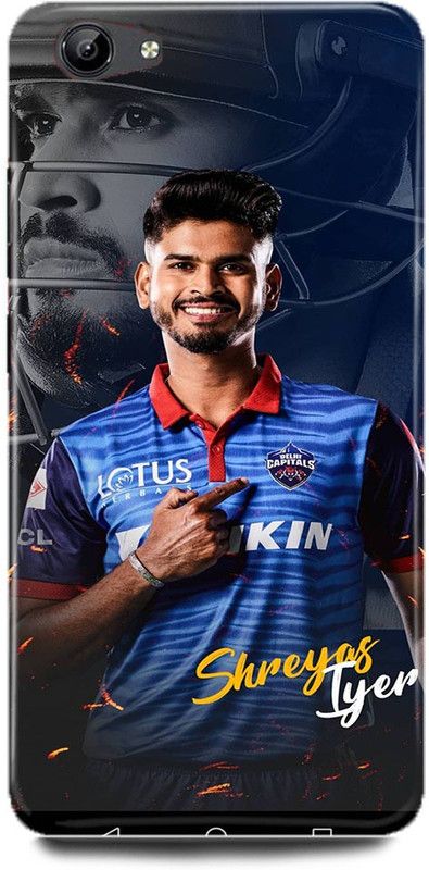 FRONK Back Cover for Vivo V5, 1601, SHREYS, AYYAR, INDIAN, PLAYER  (Blue, Hard Case, Pack of: 1)