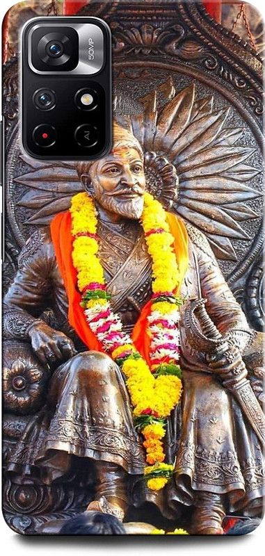 ORBIQE Back Cover for REDMI Note 11T 5G SHIVAJI, CHATRAPATI SHIVAJI MAHARAJ, INDIAN KING  (Multicolor, Hard Case, Pack of: 1)