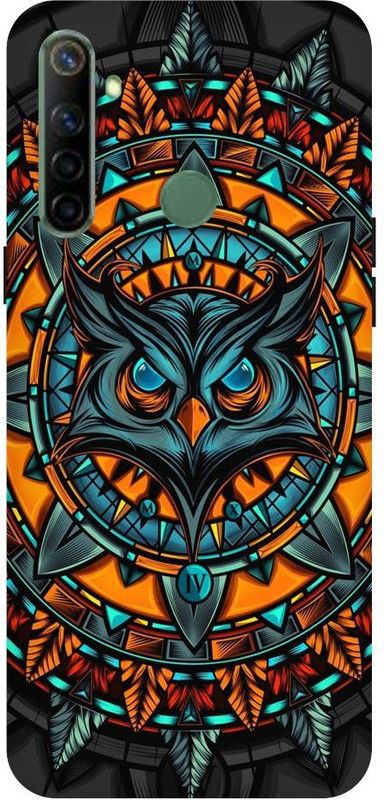 URCHIN Back Cover for Realme5 owl, illuminati owl, cool, tranding, bird, fire, fantacy  (Multicolor, Shock Proof, Pack of: 1)