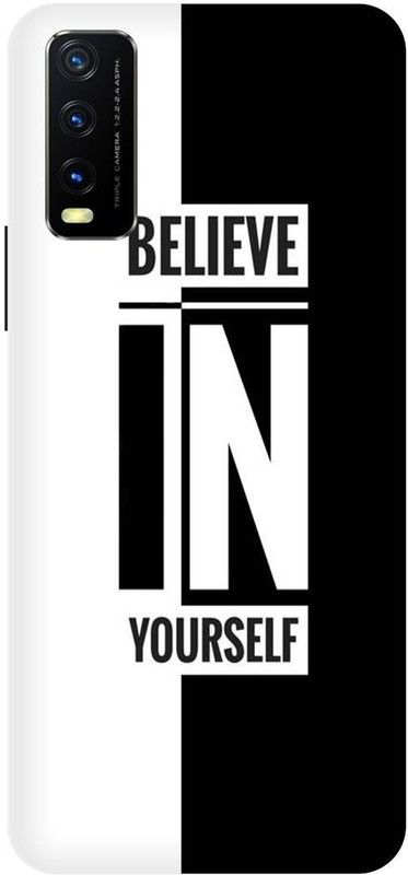 Zaplab Back Cover for Vivo Y12s, V2033, V2069, Believe In Yourself In Printed Back Cover  (Multicolor, Hard Case, Pack of: 1)