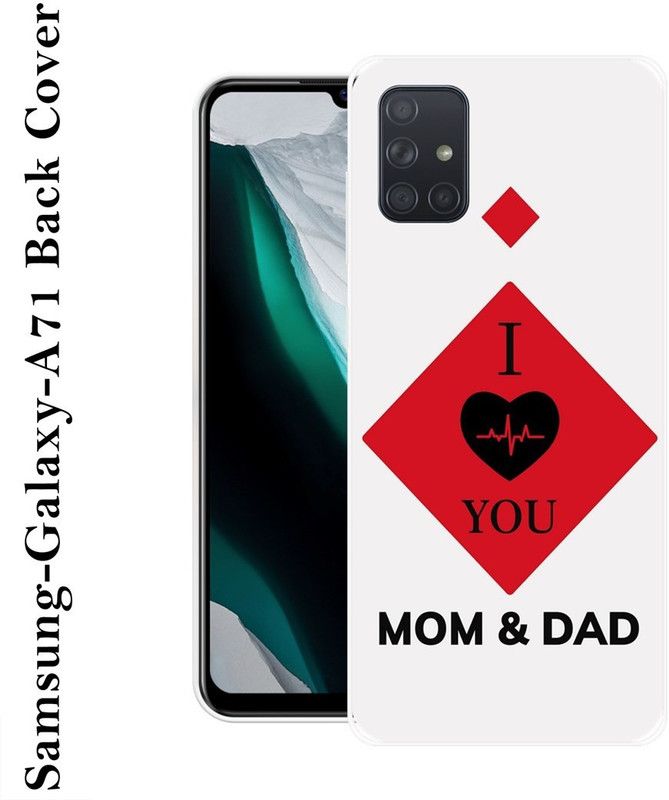 SHREE BALAJI Back Cover for Samsung Galaxy A71  (Multicolor, Grip Case, Silicon)