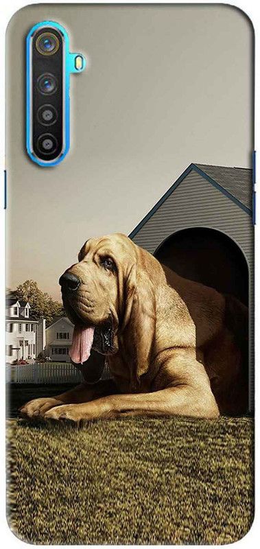 NDCOM Back Cover for Realme 6 Dog House Printed  (Multicolor, Hard Case, Pack of: 1)