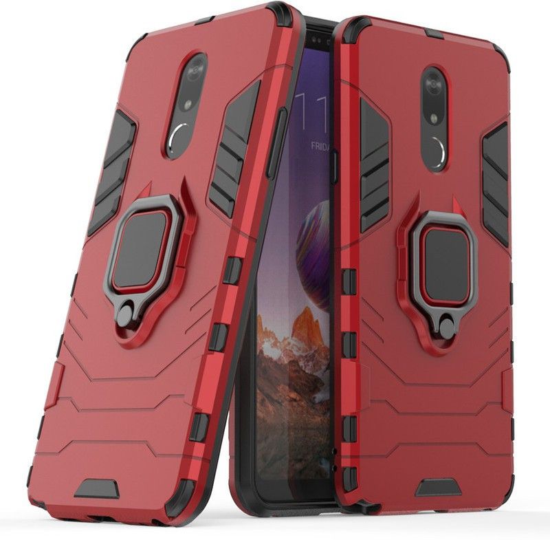 MOBIRUSH Back Cover for LG Stylo 5  (Red, Rugged Armor, Pack of: 1)