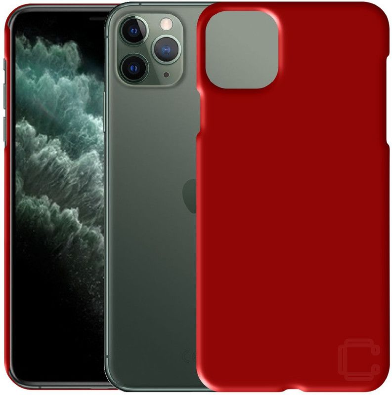 CASE CREATION Back Cover for Apple iPhone 11 Pro Max Ultra Slim Lightweight Hard Premium Matte Finish Original  (Red, Hard Case, Pack of: 1)