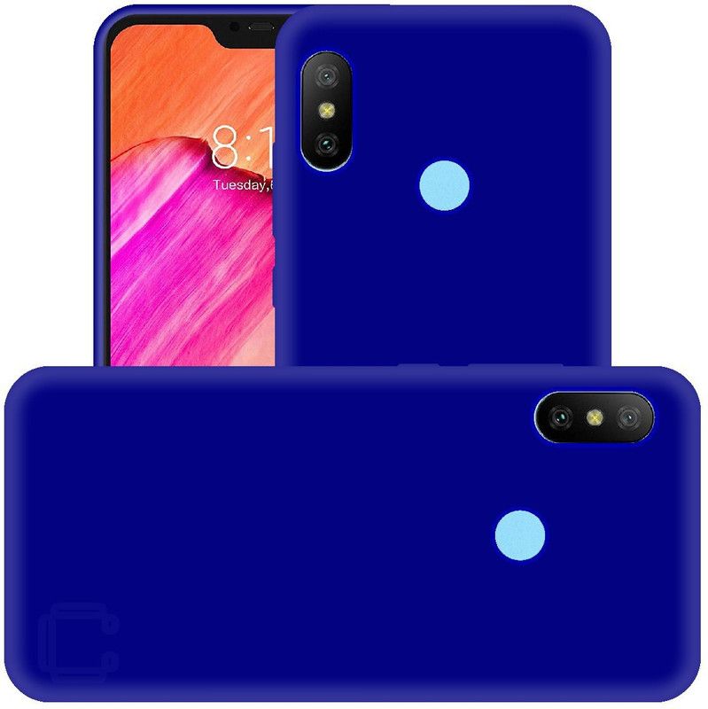 CASE CREATION Back Cover for Motorola Moto One Power (6.2-inch) 2018  (Blue, Waterproof, Silicon, Pack of: 1)