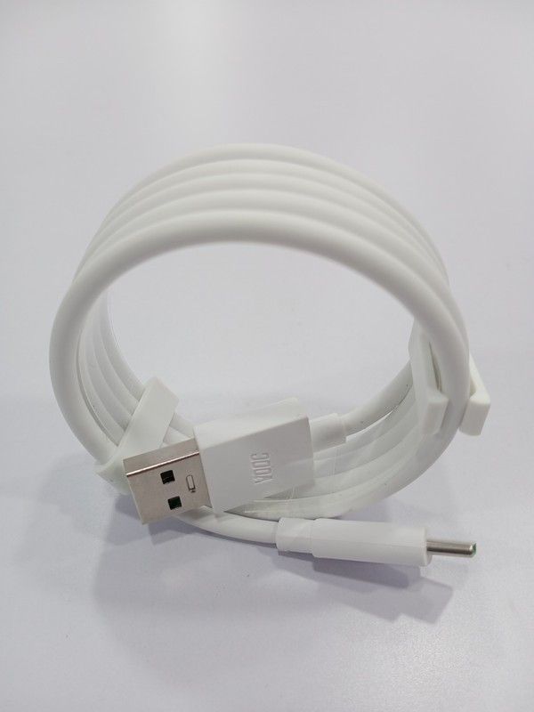 NUKAICHAU USB Type C Cable 6.5 A 1.00227999999996 m Copper Braiding 65w fast charging mobile  (Compatible with Data Sync Fast Charging Cable 4A C Type Devices 8,8 PRO,7,7T,6T,6,5,5T, 3T, 3, White, One Cable)