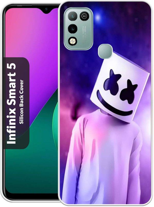 BAILAN Back Cover for Infinix Smart 5  (Multicolor, Grip Case, Silicon)