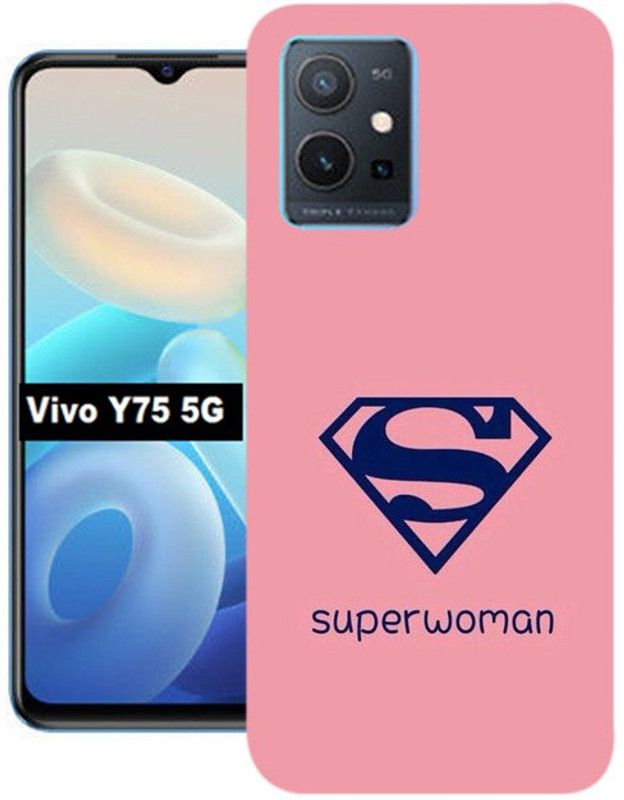 BeauCase Back Cover for Vivo Y75 5G  (Multicolor, Grip Case, Silicon, Pack of: 1)