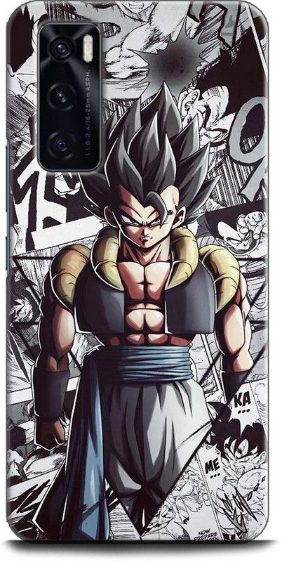 INDICRAFT Back Cover for Vivo V20 SE, V2022 GOKU, DRAGON BALL Z, ANIME, SUPERSAIYAN, VEGETA, NARUTO  (Multicolor, Dual Protection, Pack of: 1)