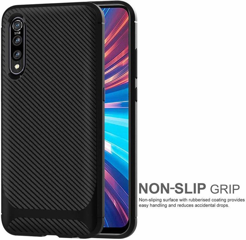 RF Mobiles Back Cover for Vivo S1, Vivo Z1x  (Black, Shock Proof, Pack of: 1)