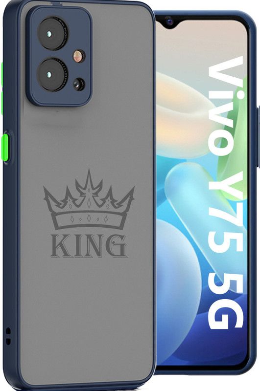 Lilliput Back Cover for VIVO Y75 5G  (Multicolor, Matte Finish)