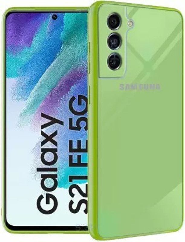 3 Sepedge Back Cover for SAMSUNG Galaxy S21 FE 5G  (Green, Pack of: 1)